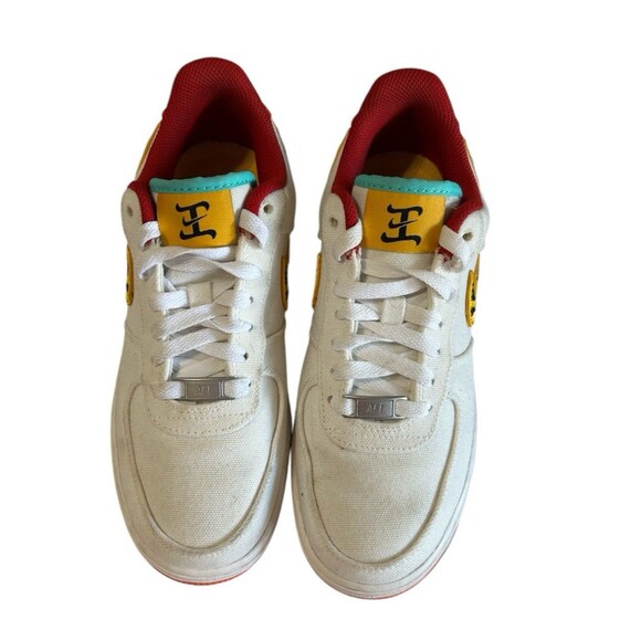 Nike Air Force 1 Low LX Year Of The Tiger White Gold Red DR0148-171 Womens 6.5 - Picture 3 of 13
